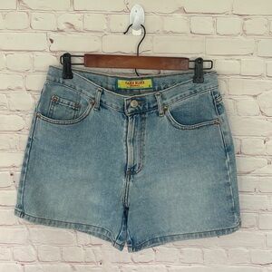 Y2K Paris blue denim shorts size 9